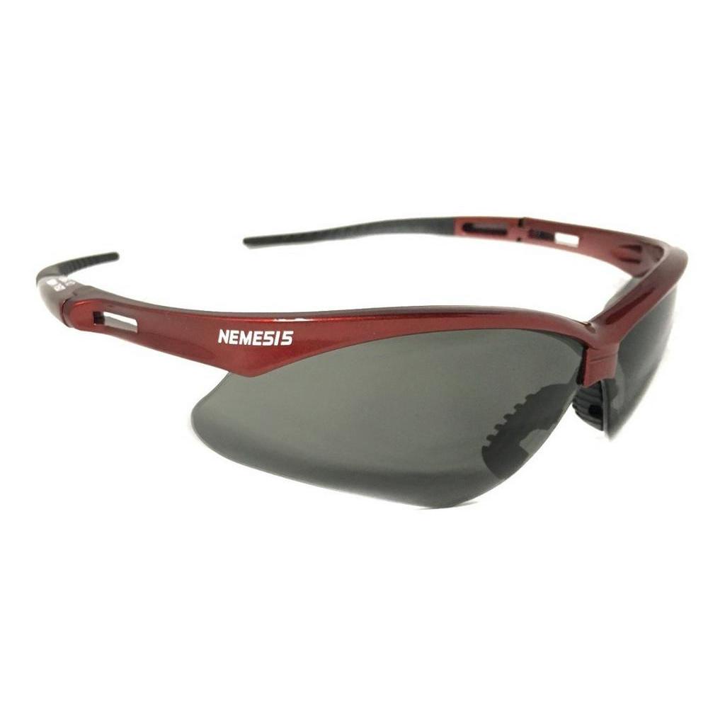 OCULOS PROTECAO NEMESIS VERMELHO FUME ESPORTIVO TESTE BALISTICO AIRSFOT PAINTBALL RESISTENTE A IMPACTO CICLISMO