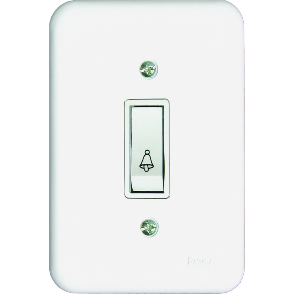 Interruptor 1 Tecla Campainha Linha Pollar Radial 1901.001