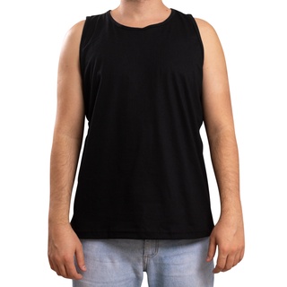 Camiseta Masculina Regata Cavada Algodão Academia PROMOÇÃO BLACK FRIDAY