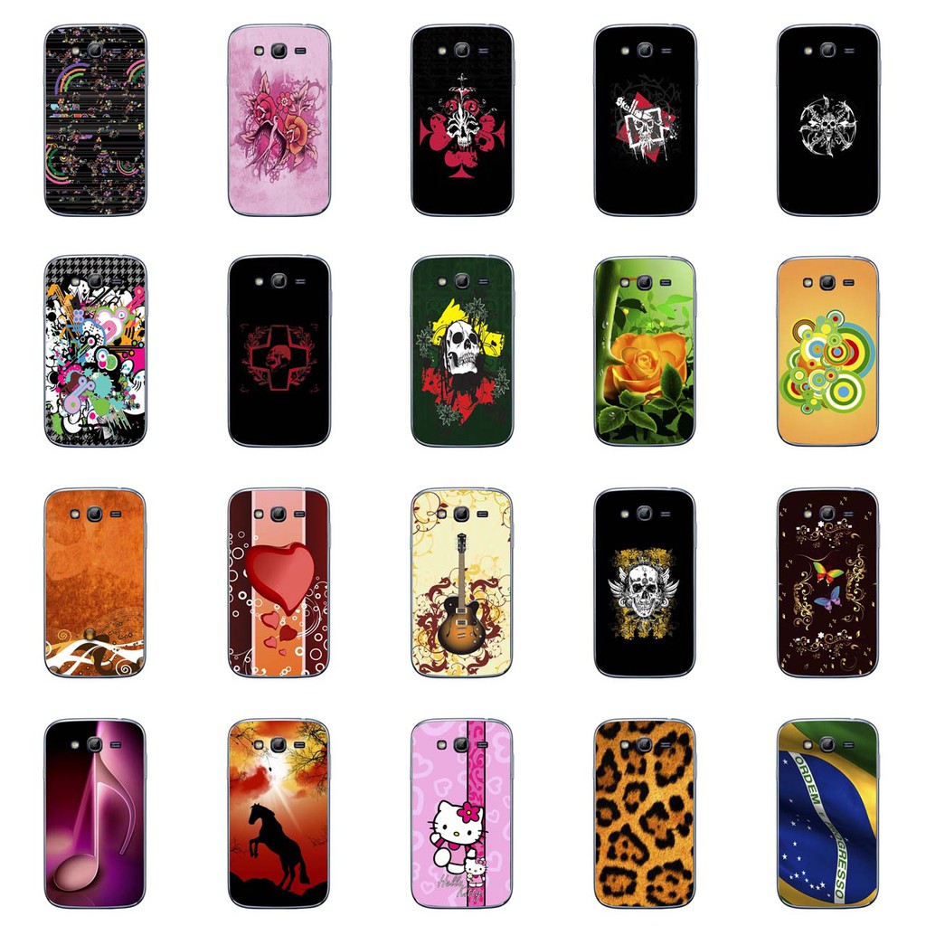 Capa Adesivo Skin006 a 628 Verso Para Samsung Galaxy Grand Duos Gt-i9082l