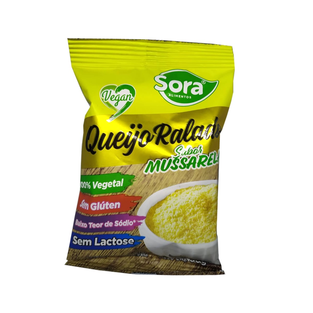Queijo Ralado sabor Mussarela 50g - Sora em Oferta na Shopee