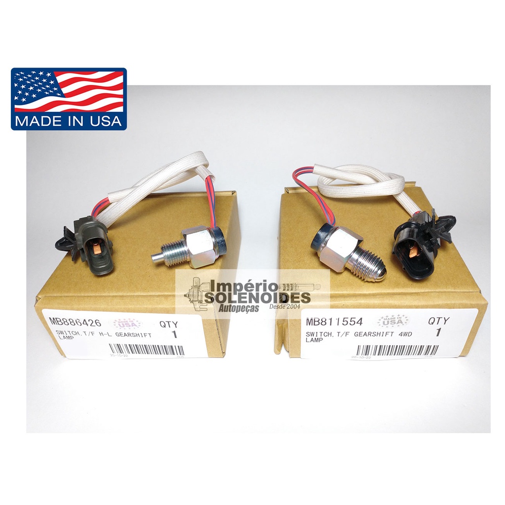 Interruptor Sensor da Caixa De Tração L200 Sport Outdoor Pajero Sport 2.5 par kit 2