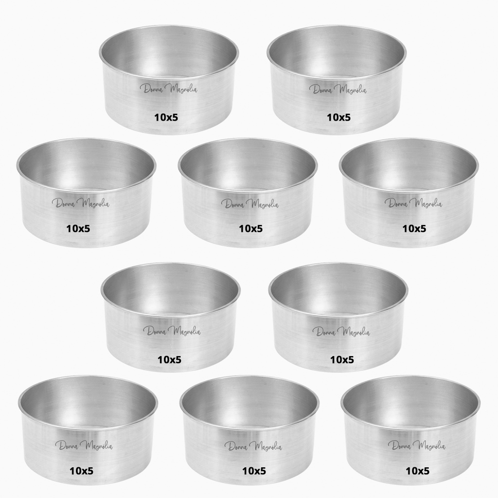 Kit 10 Forma Assadeira BENTO Bolo Cake 10 x 5 cm Alumínio  - F72 em Oferta na Shopee