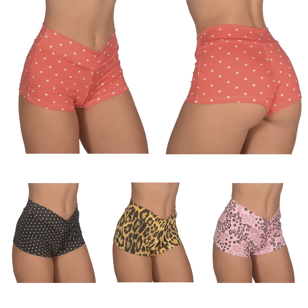 Promoção Kit c/ 3 Shortinho Calcinha Box Cós da Cintura | BX01