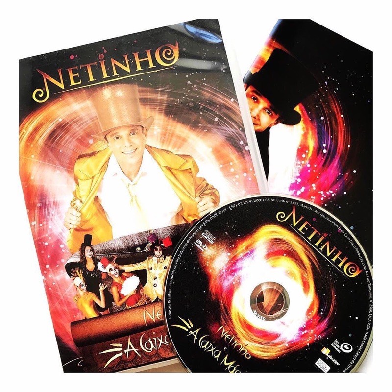 DVD NETINHO -  A Caixa Mágica (Part. Jorge Vercilo, Alinne Rosa, Tomate)