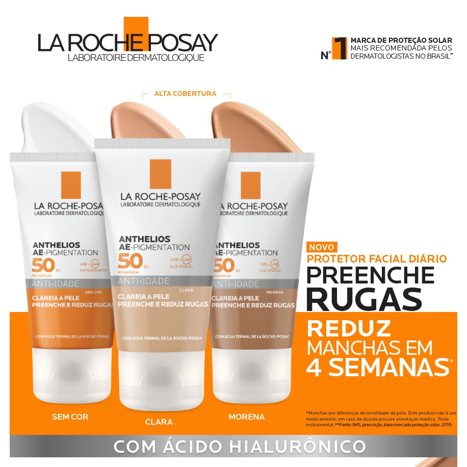 Protetor Solar Anti-idade La Roche Posay Anthelios Ae-Pigmentation ...