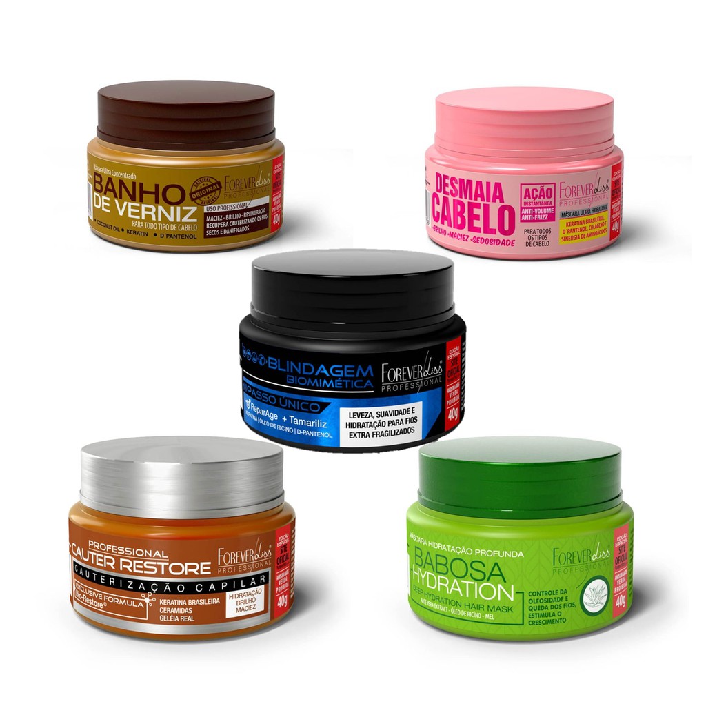 Mini Máscaras Forever Liss - 40g Cada. 5unidades oferta