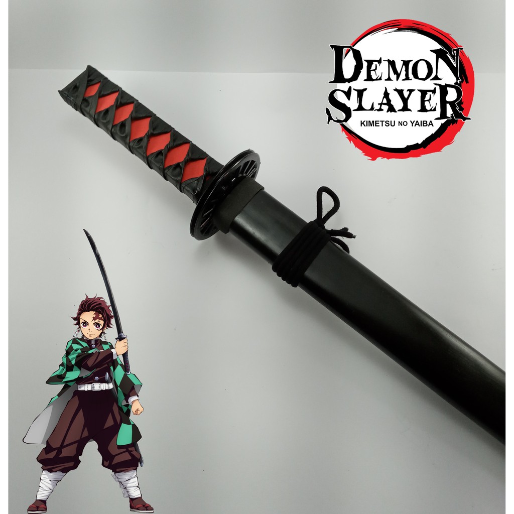 Espada Demon Slayer Tanjiro Kamado Em Aço Kimetsu No Yaiba - Tenda