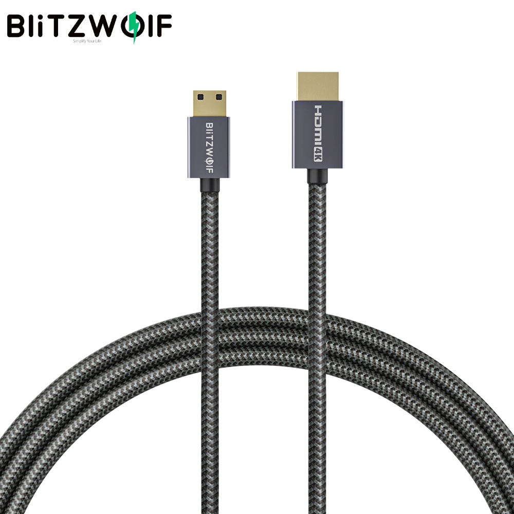 BlitzWolf ® Cabo BW-HDC4 4K 18Gbps HDMI Para 1m