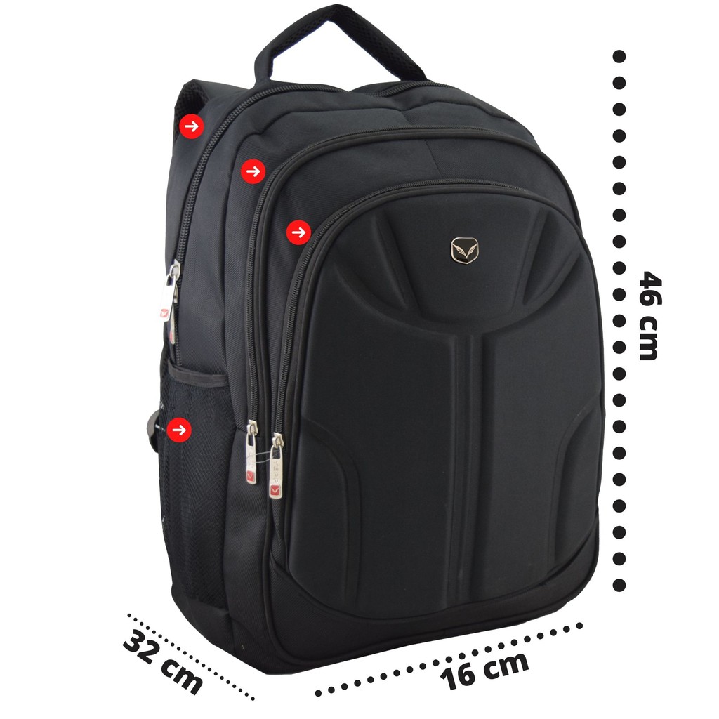 Mochila Masculina Feminina Grande Preta Barata para Notebook