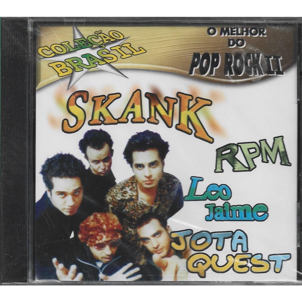 Cd O Melhor do Pop Rock II 2 - Skank RPM Leo Jaime Jota Quest - 1999 - LACRADO