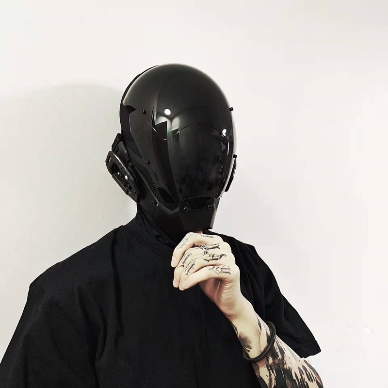 Máscara Cyberpunk Diy Feita A Mão Máscaras Cosplay Personalizadas Mecânicas De Ficção Científica Adequadas Para O Halloween Dj Music Festiva