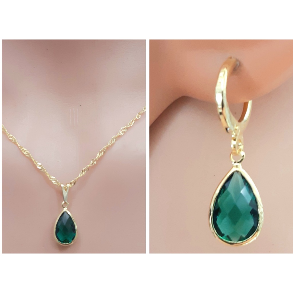 Brincos Ouro Pedra Verde: Onde Comprar | BuscaProdutos