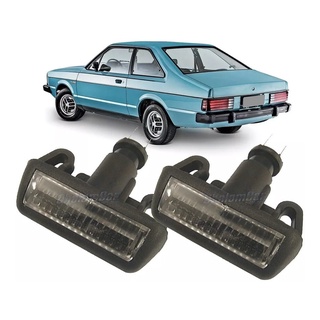 Par Lanterna Placa Ford Corcel Ii 2 Del Rey Belina 2 Furos
