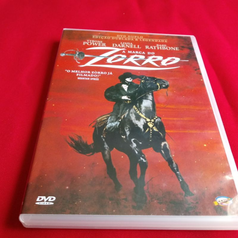 DVD A Marca do Zorro Tyrone Power Original