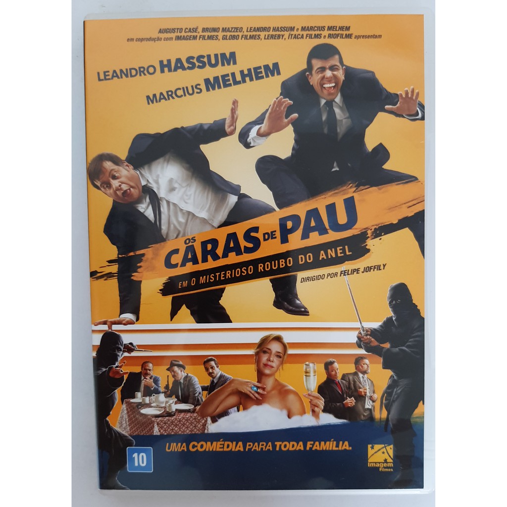 DVD Os Caras de Pau em O Misterioso Roubo do Anel