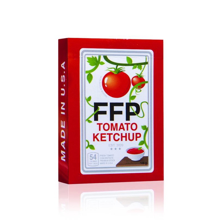Baralho Fast Food Tomato Ketchup Ed. Limitada Uspcc Marcado Raridade