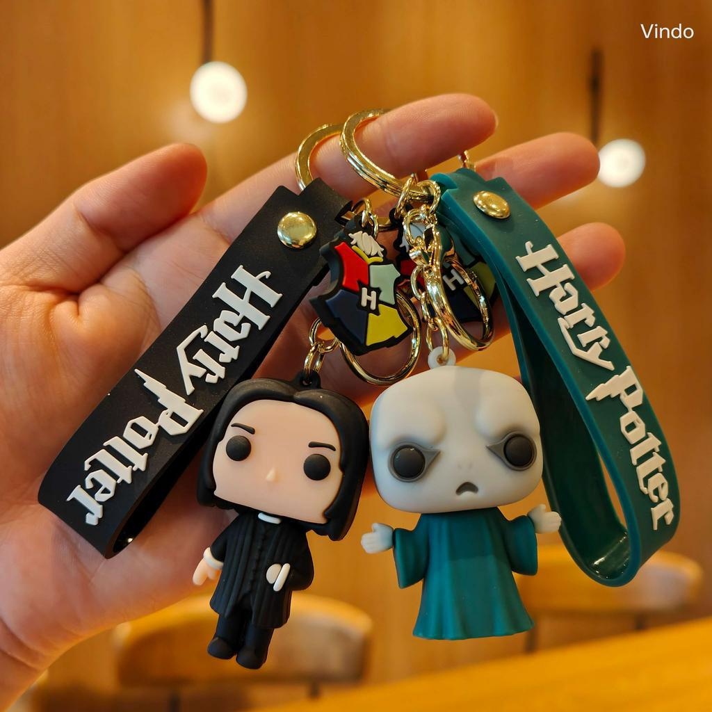 Novo Porta-Chaves Feiticeiro Voldemort Doll Keychain Mochila Estudantil Pingente De Brinquedo Para Crianças