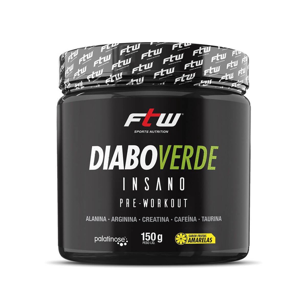 Diabo Verde Insano - Pré Treino -  150G FTW