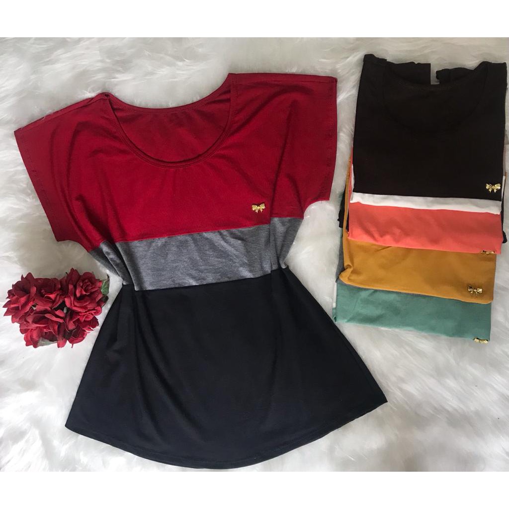 Blusa\PROMOÇÃO Kit 2 BLUSAS Moda Feminina Linda promoção