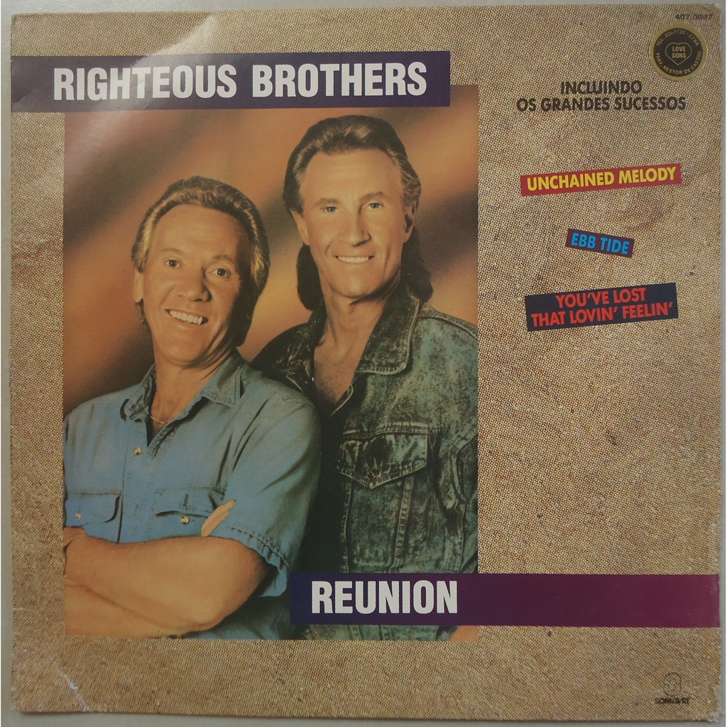 Lp Righteous Brothers 1991 Reunion, Disco De Vinil