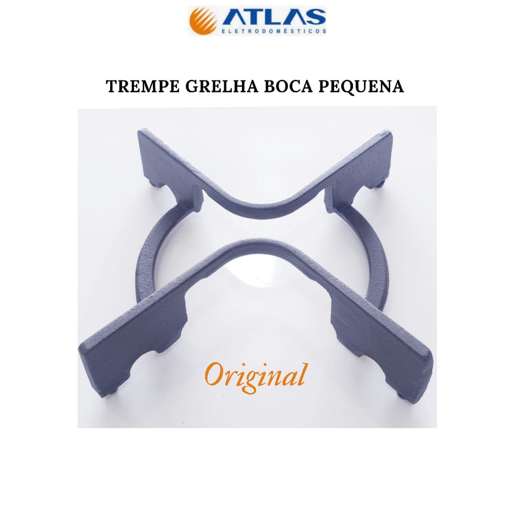Trempe Grelha Pequena  Ferro Fundido Atlas 100% Original