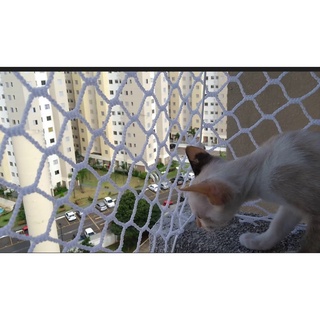 Kit  Malha 3x3 Rede Tela de Proteção 1.00X1.20 Para Gatos Filhotes, Pássaros e Crianças (1.20x1.00)