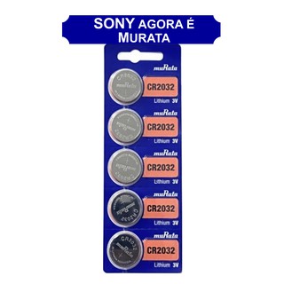 Bateria Sony Murata Cr2032 3v Lithium Relógio Pc Camera Digital controle de veículo placa mae calculadora balança bios chaves elétricas cartoes do CI