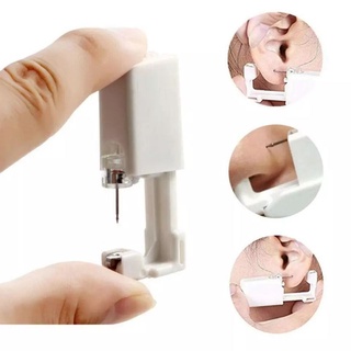Aplicador/Furador Brinco Pircing Orelha Nariz reutizavel +10pares de brincos