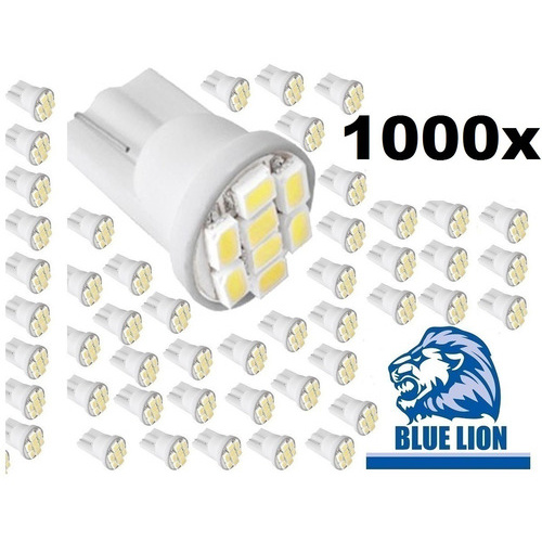 1000 Leds Lampada T10 8 Leds Smd Pingo Luz W5w 1026 Automoti