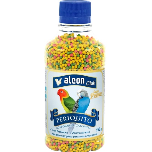 Ração Alcon Club Periquito 150g Alimento Pássaros Periquitos, Agapornis, Calopsitas e Neophemas