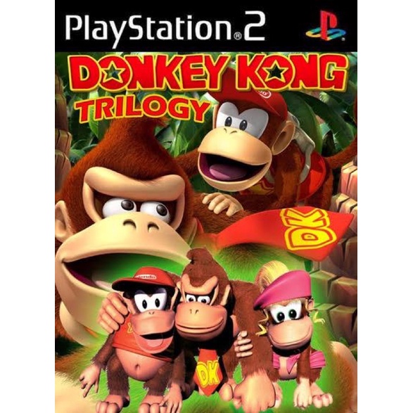 Donkey Kong Trilogy Jogo para PlayStation 2 Shopee Brasil