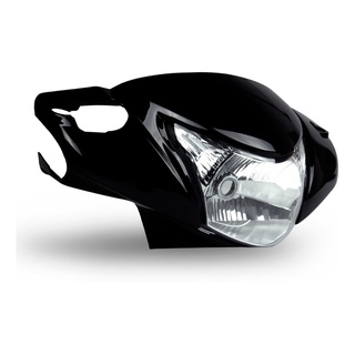 Kit Plástico Carenagem Farol Completa Moto Biz 125 2011 A 16 Preta