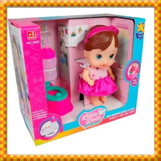 Boneca Litlle Dolls Faz Xixi Com Peniquinho Divertoys