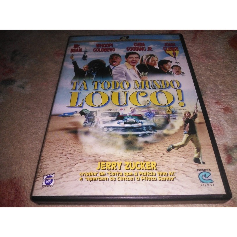 Dvd Ta Todo Mundo Louco! Usado Original Dublado ótimo Estado