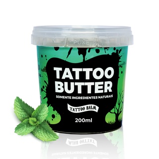 Vaselina para tatuagem Manteiga HIDRATANTE VEGANA 100% VEGETAL 200g