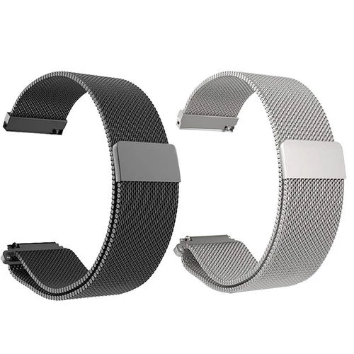 Pulseira Milanese 20mm Compatível com Relógio Smartwatch P70 / P80 / T80 / Amazfit Bip / P8 colmi
