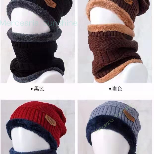 Conjunto Touca  Gorro  Cachecol Flexível + Quente Para Inverno / Masculino / Mulheres