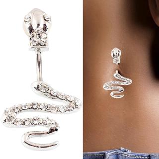 Barras De Barriga Sexy Anéis De Botão/Anel De Cobra De Cristal/Jóias De Perfuração Do Corpo Umbigo