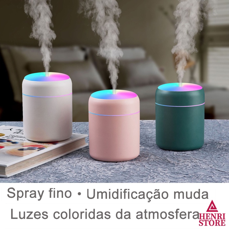 Umidificador De Ar E Aromatizador Portátil Usb Ultrassônica Ambiente Purificador Climatizador 220ml Difusor De Óleo Essencial Aromaterapia CM9