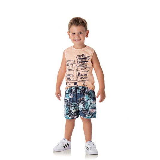 Conjunto Regata Meia malha Summer