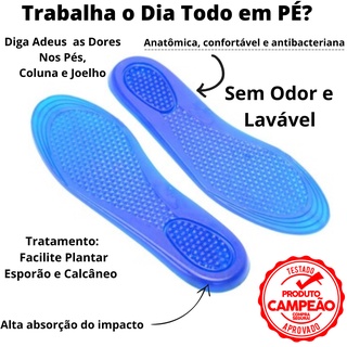 Palmilha Correção Da Fascite Plantar Tratamento Ortopédico Esporão Dores nos Pés pra quem trabalha em pé