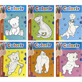 Livro Colorir e Leitura - Tamanho 20 x 27 cm - Viva Grandes Aventuras! em Oferta na Shopee