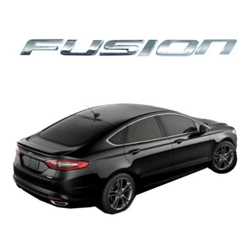 emblema letreiro linha Ford Fusion cromado ano modelo 2013 até 2018