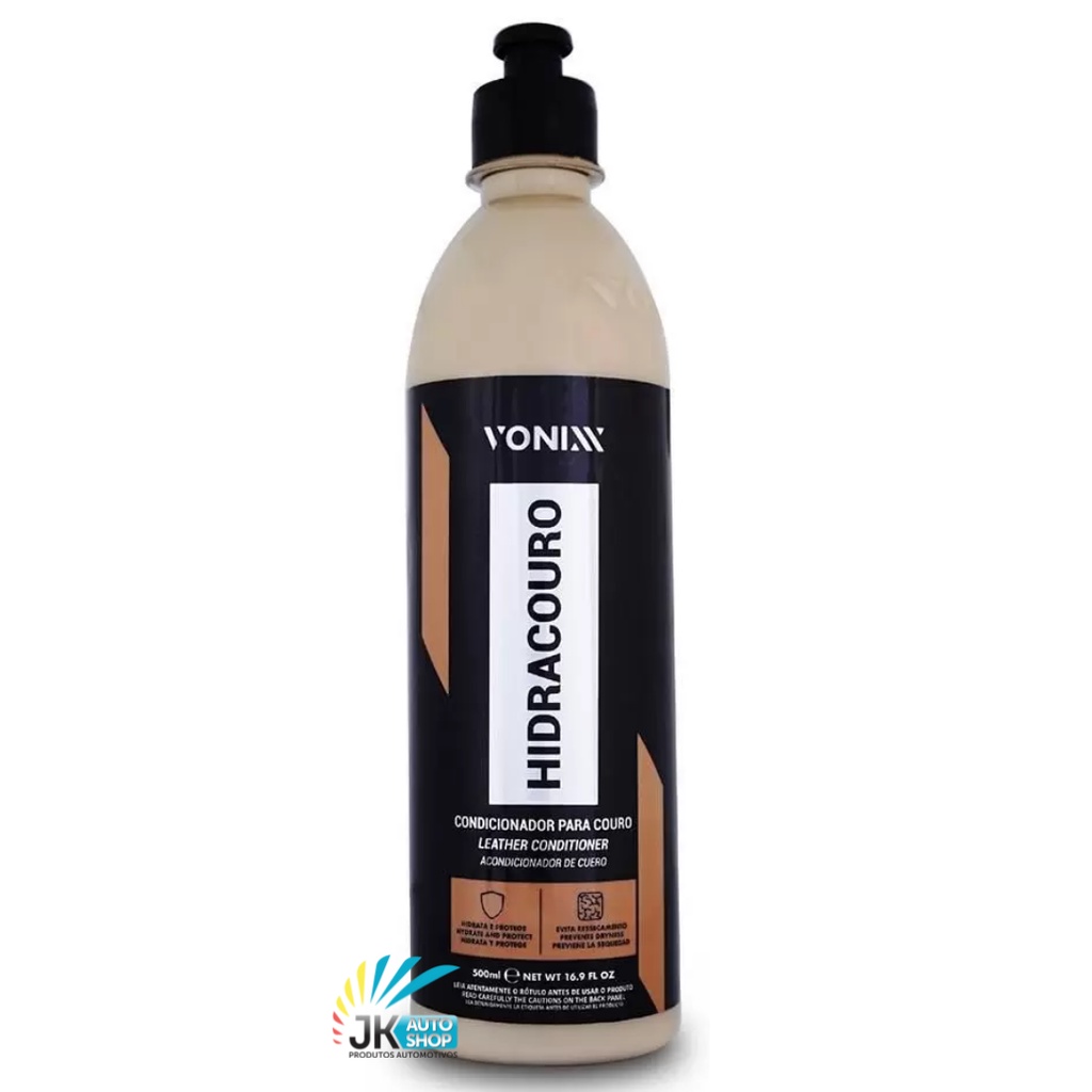 Hidracouro Condicionador Para Couro Hidratante P/ Bancos de Couro, Jaquetas, Botas, Bolsas 500ml Vonixx em Oferta na Shopee