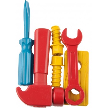 Kit Ferramentas Brinquedos Infantil Presente - 6 Peças Envio Imediato Dia Das Crianças