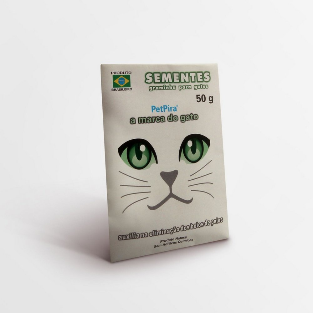 Sementes Graminha Para Gatos 50g Pet Pira