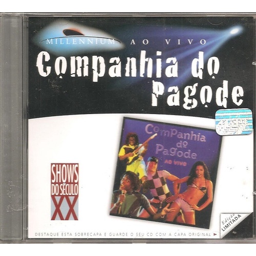 CD Companhia do Pagode Ao Vivo Millennium - Novo Original Lacrado Nacional Pagode