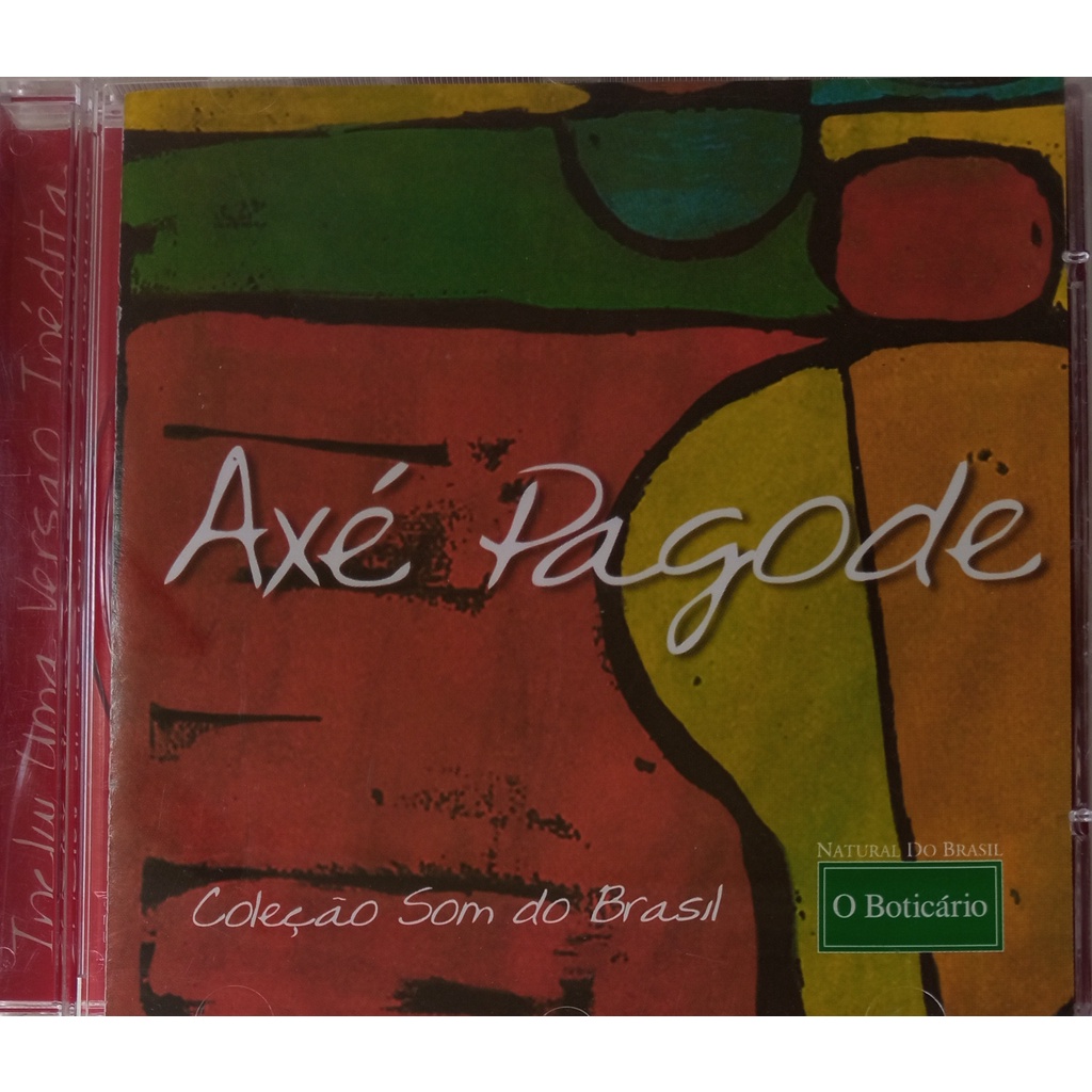CD AXÉ PAGODE COLEÇÃO SOM BRASIL O BOTICÁRIO