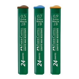 Grafite Técnico Preto Tubo Com 12 Unidades Faber Castell